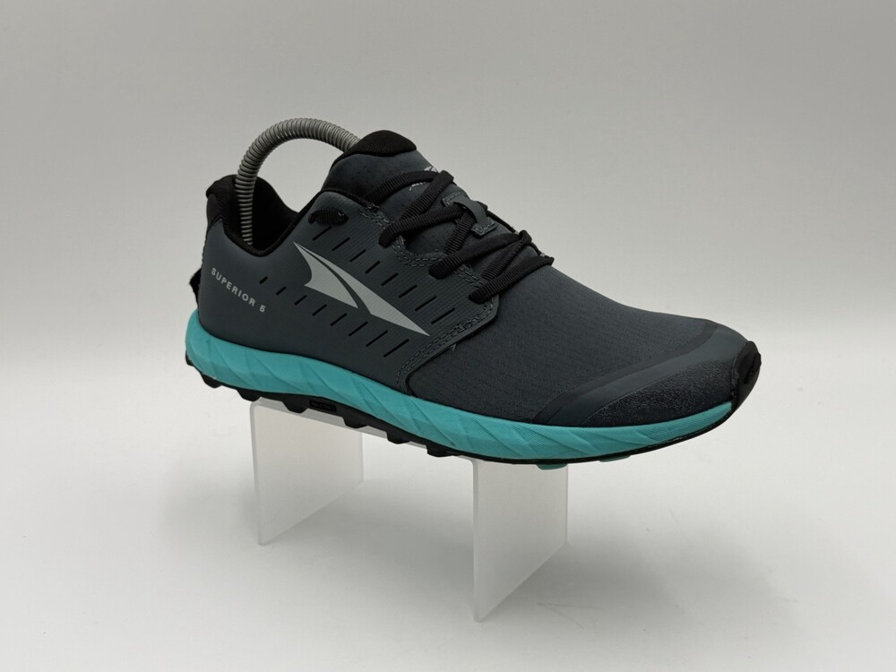 Altra Superior 5 Women's Size 7.5 Trail Running Shoes Dark Slate Gray Blue Teal